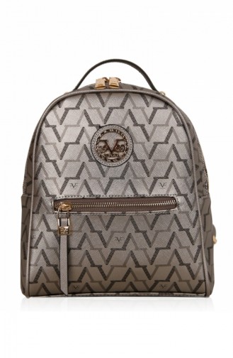 Silver Gray Back Pack 3681-Gümüş-22