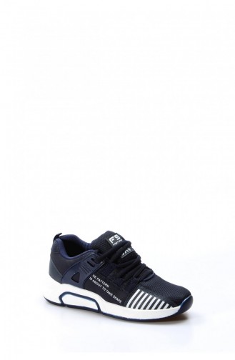 Navy Blue Sneakers 865ZA5020-16777225