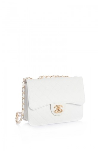 Stilgo Dame Schultertasche   VR04Z-07 Weiss 04Z-07