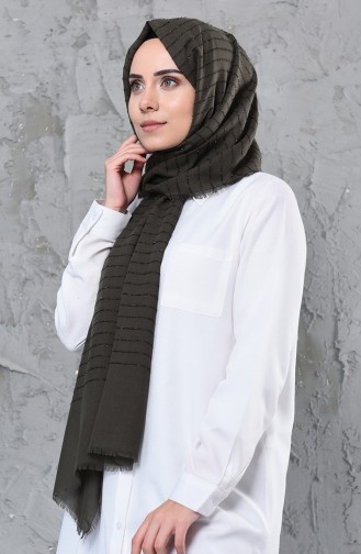 Simli Cotton Şal 4334-05 Haki 4334-05