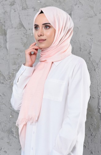 Simli Cotton Şal 4348-05 Somon 4348-05