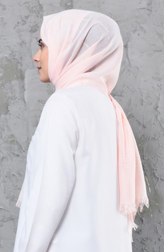 Simli Cotton Şal 4348-05 Somon