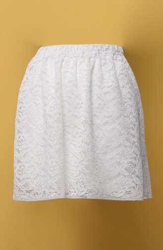 Cream Skirt 117-03