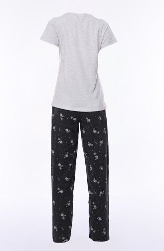 Women´s Short Sleeve Pajama 810140-01 Gray 810140-01