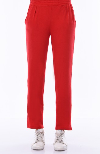 Pantalon Sport avec Poches 1003-04 Rouge 1003-04