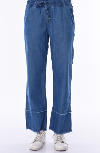 Pocket Jeans Pants 8068-02 Blue Jeans 8068-02