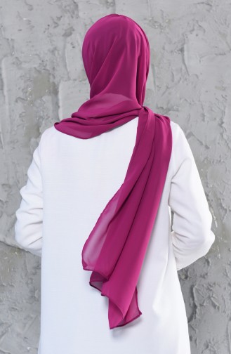 Bonnet Chiffon Shawl BS0002-1-1 Navy Blue Fuchsia 0002-1-1