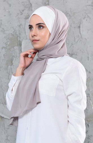 Bonnet Chiffon Shawl BS0002-8-4 Cream Mink 0002-8-4