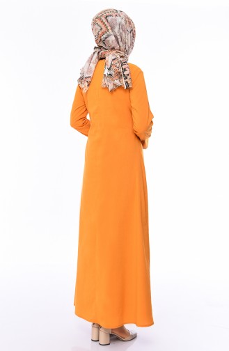 Robe Hijab Moutarde 1197-05