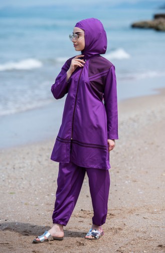 Hijab Swimsuit  15211 Purple 15211