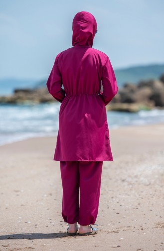 Hijab Swimsuit  25258 Bordeaux Purple 25258