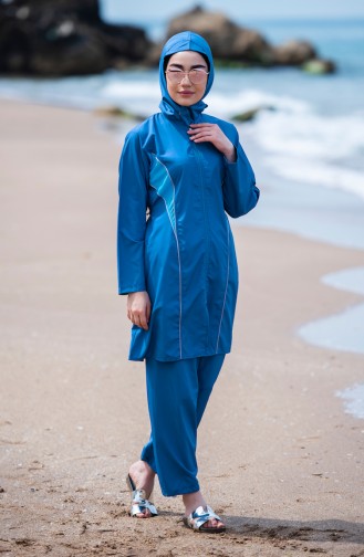 Hijab Swimsuit  25276 Parliamet Blue 25276