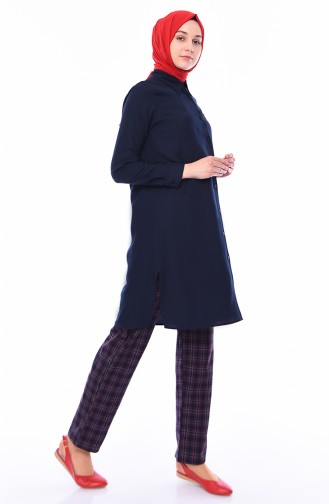 Navy Blue Tunics 8227-10