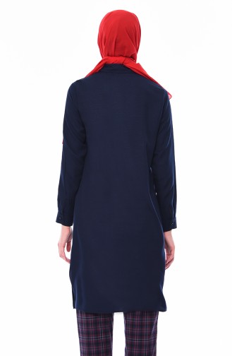 Navy Blue Tuniek 8227-10