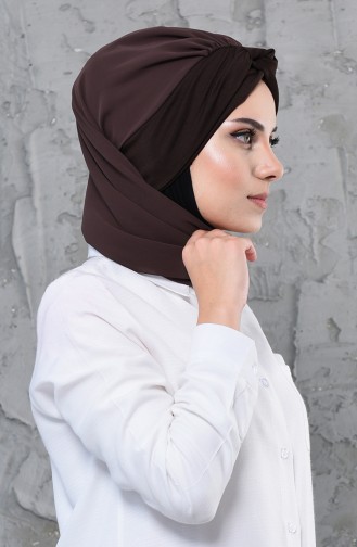 Braun Praktischer Turban 0055-6-5