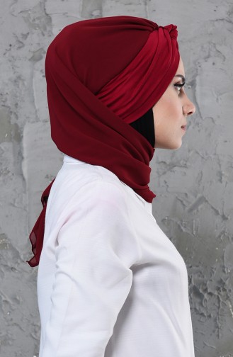 Claret Red Ready to Wear Turban 0055-7-3