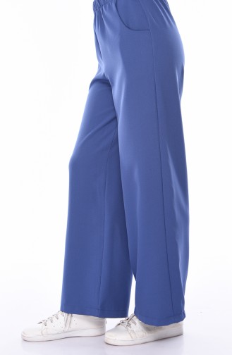 Pocket Straight Leg Pants  1013-09 Indigo 1013-09