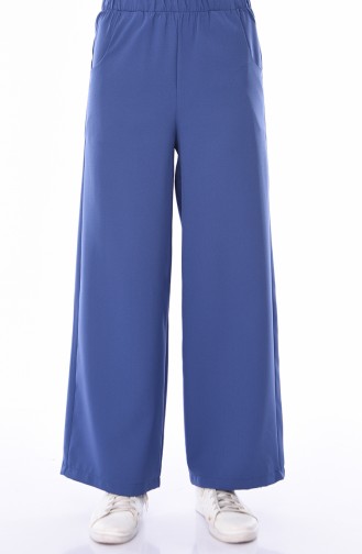 Pocket Straight Leg Pants  1013-09 Indigo 1013-09