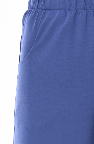 Pocket Straight Leg Pants  1013-09 Indigo 1013-09