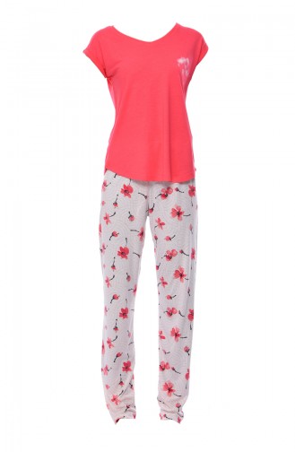 Women´s Short Sleeve Pajamas 809256-01 Pink 809256-01