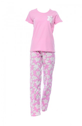 Women´s Short Sleeve Pajamas 810115-01 Pink 810115-01