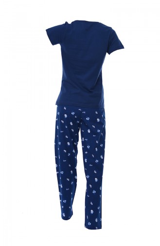 Women´s Short Sleeve Pajamas 810168-01 Navy 810168-01