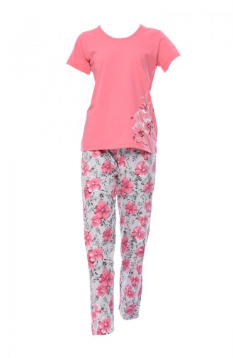 Women´s Short Sleeve Pajamas 810191-01 Pink 810191-01