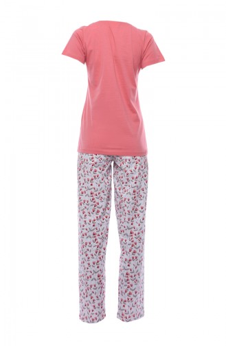 Women´s Short Sleeve Pajama 811344-01 dry Rose 811344-01