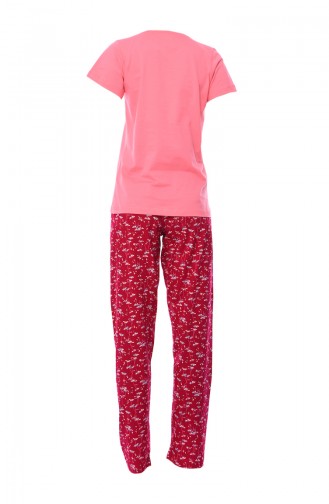 Women´s Short Sleeve Pajama 812115-02 Pink 812115-02