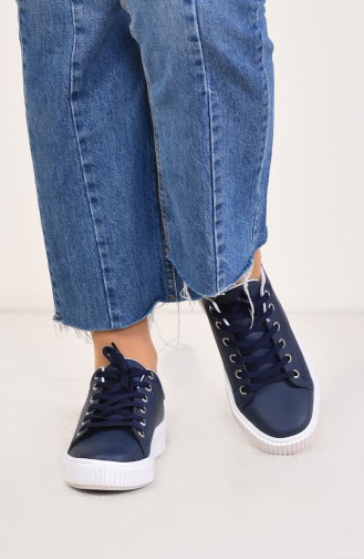 Navy Blue Sneakers 0778-10