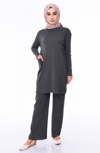 Tunic Pants Binary Suit  3316-28 Dark Anthracite 3316-28