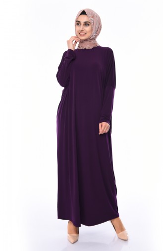 Purple Hijab Dress 8813-05