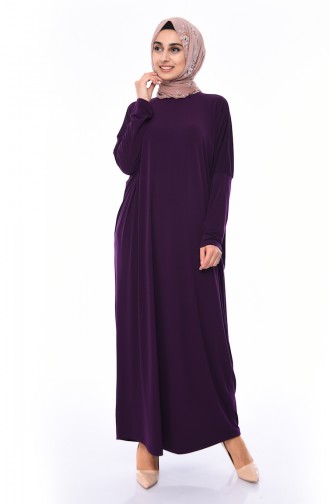 Robe Hijab Pourpre 8813-05