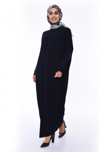 Robe Hijab Bleu Marine 8813-06