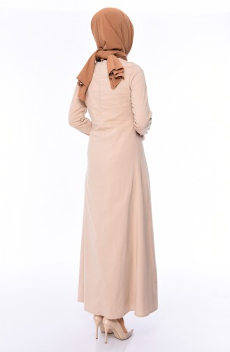 Mink Hijab Dress 1198-04