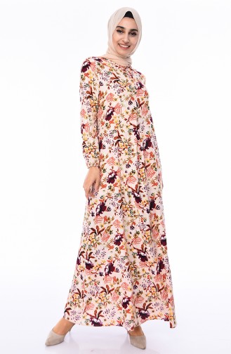 Robe Hijab Poudre 0548-03