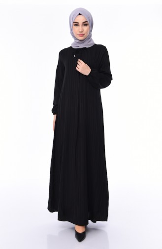 Robe Hijab Noir 0552-03