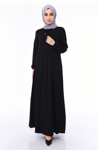 Viskose Kleid 0552-03 Schwarz 0552-03