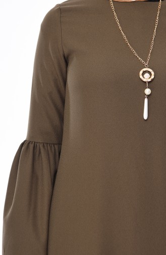 Necklace Plain Dress 1054-04 Khaki 1054-04