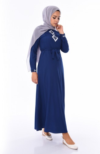 Robe Hijab Indigo 0006-03