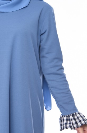 Blue Hijab Dress 3302-01
