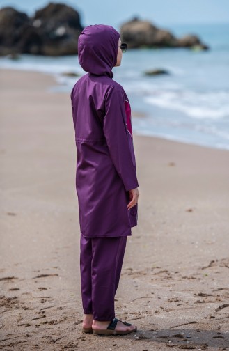 Purple Swimsuit Hijab 25278