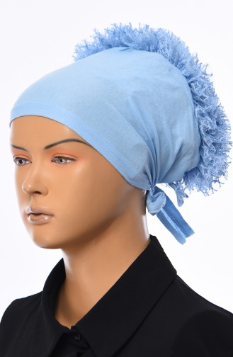 Lace Frilly Bonnet 901392-19 Baby Blue 901392-19