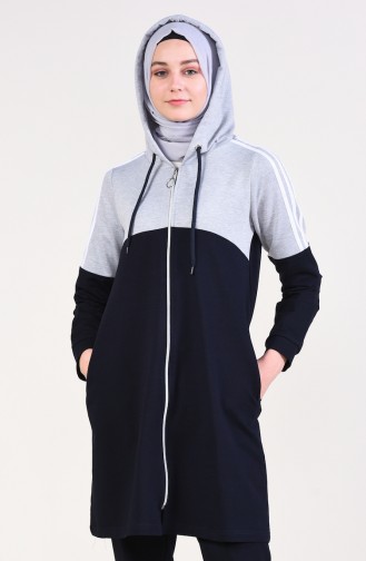 Striped Tracksuit  9057-04 Gray 9057-04