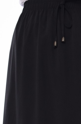 Elastic Waist Skirt 1126-02 Black 1126-02