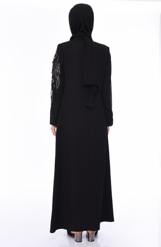 Black Abaya 1381-01