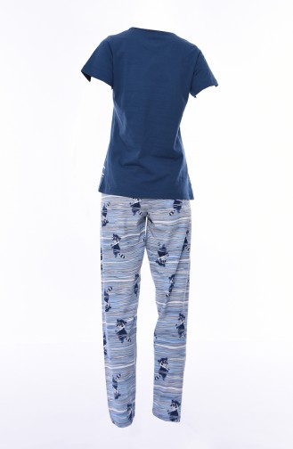 Women´s Short Sleeve Pajamas 810176-01 Navy 810176-01