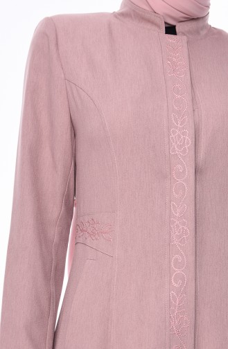 Buttoned Overcoat 1175-02 dry Rose 1175-02