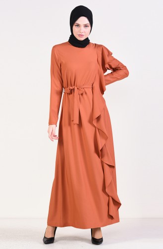 Onion Peel Hijab Dress 1666-01