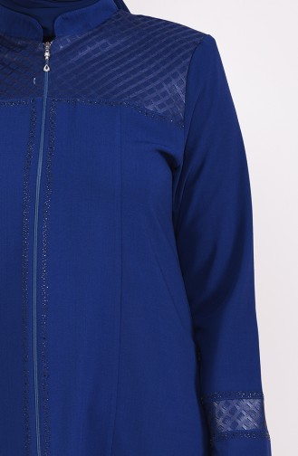 Hell-Dunkelblau Abayas 5924-04